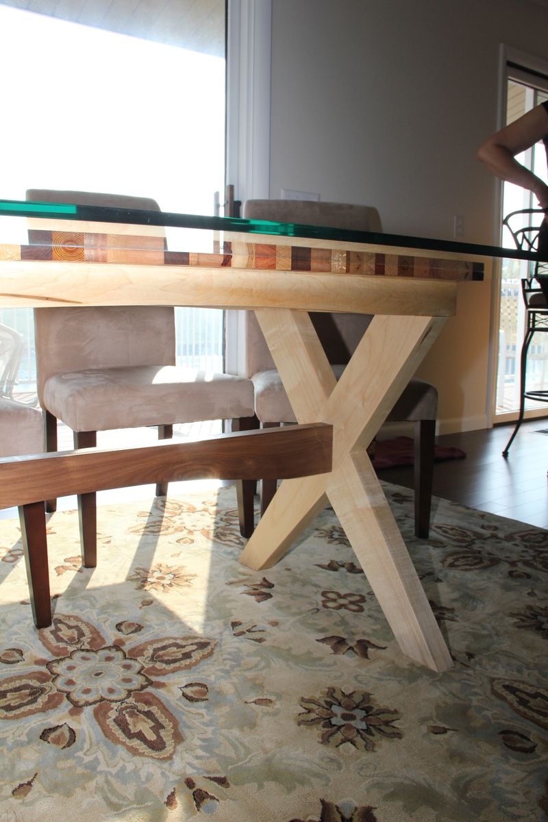 Handmade Dining Room Table by Custom Grain