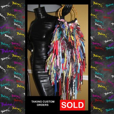 Custom Made Hippie Fringe Handbag, Ultra Fringe, One Of A Kind ,Custom Made, Purse ,Tote,Multi Bright Colored