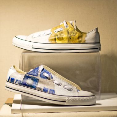 Custom Made Custom Painted Canvas Shoes