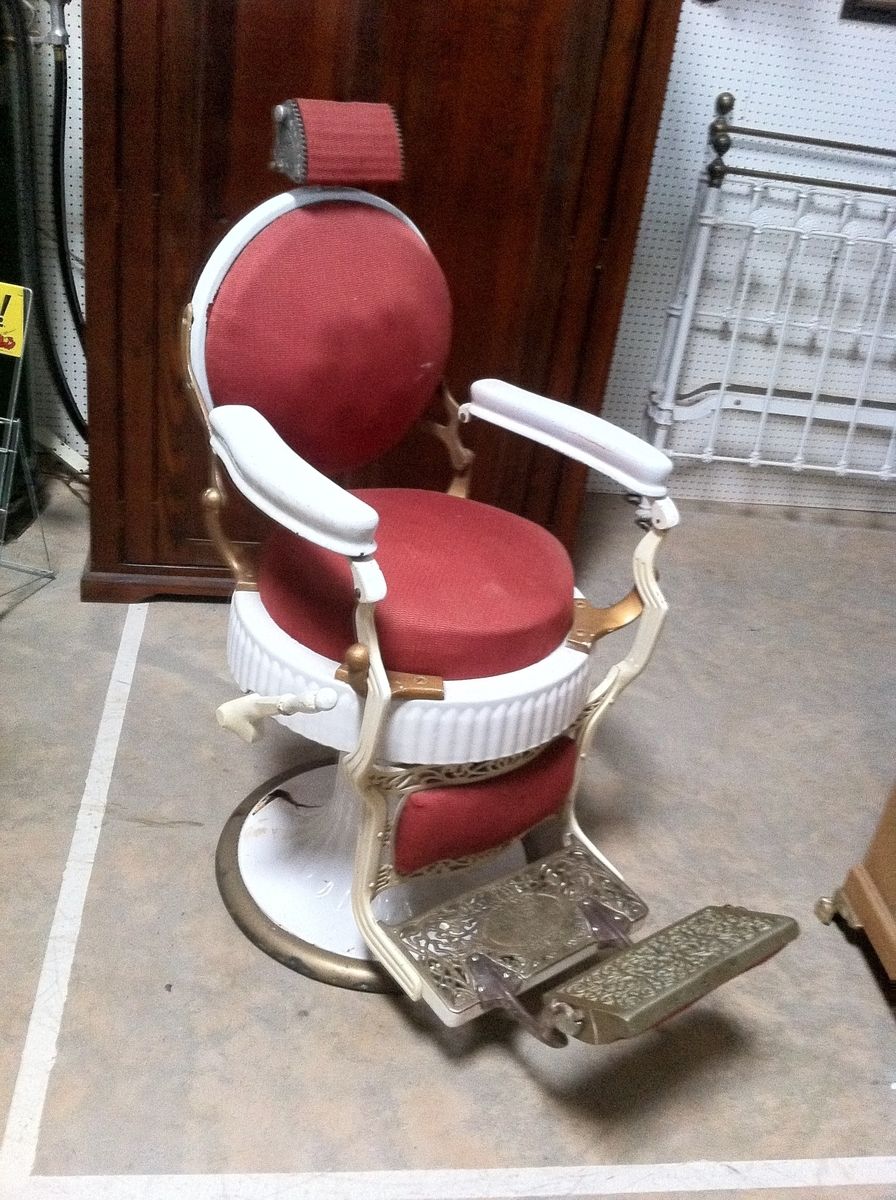 Custom Made 1920 S Koken Double Round Barber Chair By Custom Made 1920 S Koken Double Round Barber Chair By Chairs Custommade Com