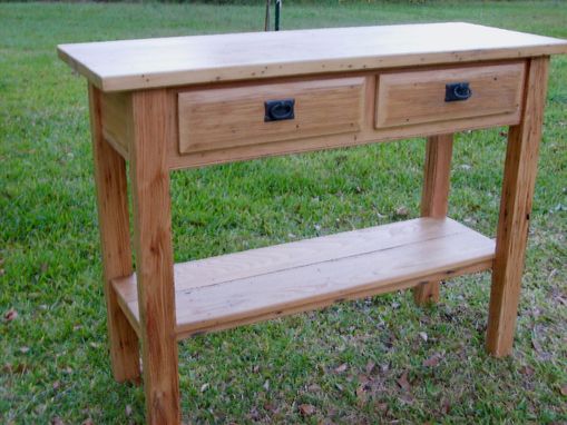 Custom Made Wormy Chestnut Sideboard