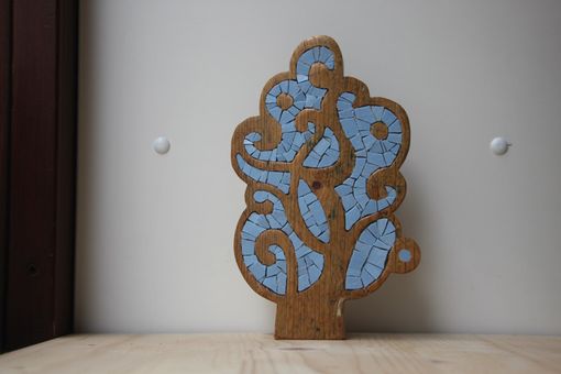 Custom Made Mosaic Wood Trees