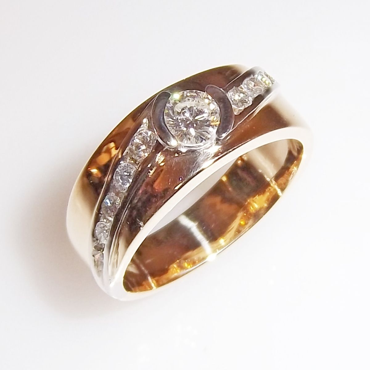 Hand Made A 50th Wedding Anniversary Gift Of Custom Rings From Hand Made A 50th Wedding Anniversary Gift Of Custom Rings From Hartley Jewelers By Custommade
