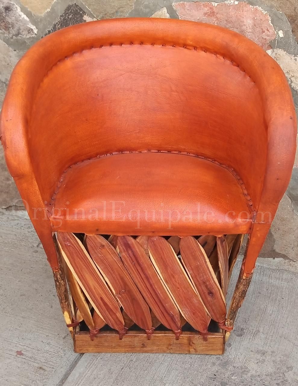 Buy Hand Made Equipale Leather Furniture Chairs Patio Furniture Mexican Furniture Barrel Chair Made To Order From Made In Madera Llc Custommade Com