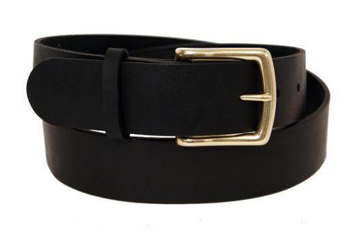 Custom Made Latigo Leather Belt - Black Or Burgundy