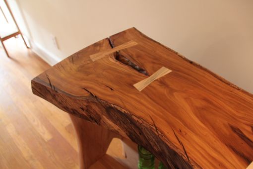 Custom Made Foyer Hall Table - Natural Edge Top - Truly One Of A Kind