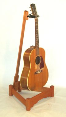 Custom Made Custom Wood Guitar Stand