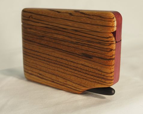 Custom Made Wood Wallet With Spacepen