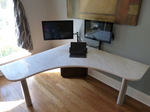 Custom Made Rhino Marble Desk