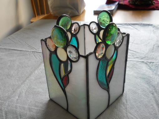 Custom Made Custom Stained Glass Vase