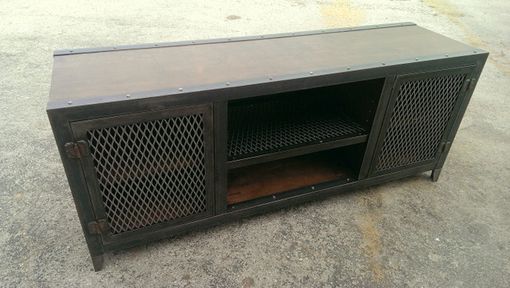 Custom Made Vintage Industrial Console #002