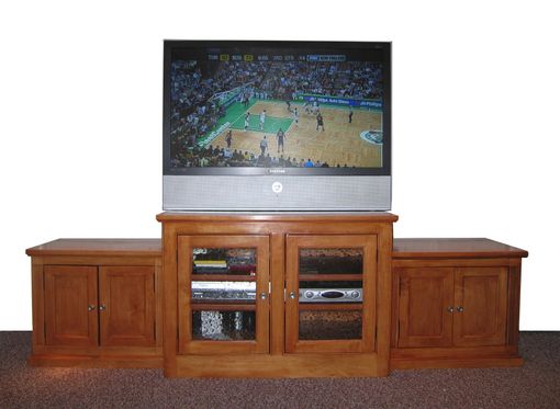 Custom Made Shaker Inspired Entertainment Center