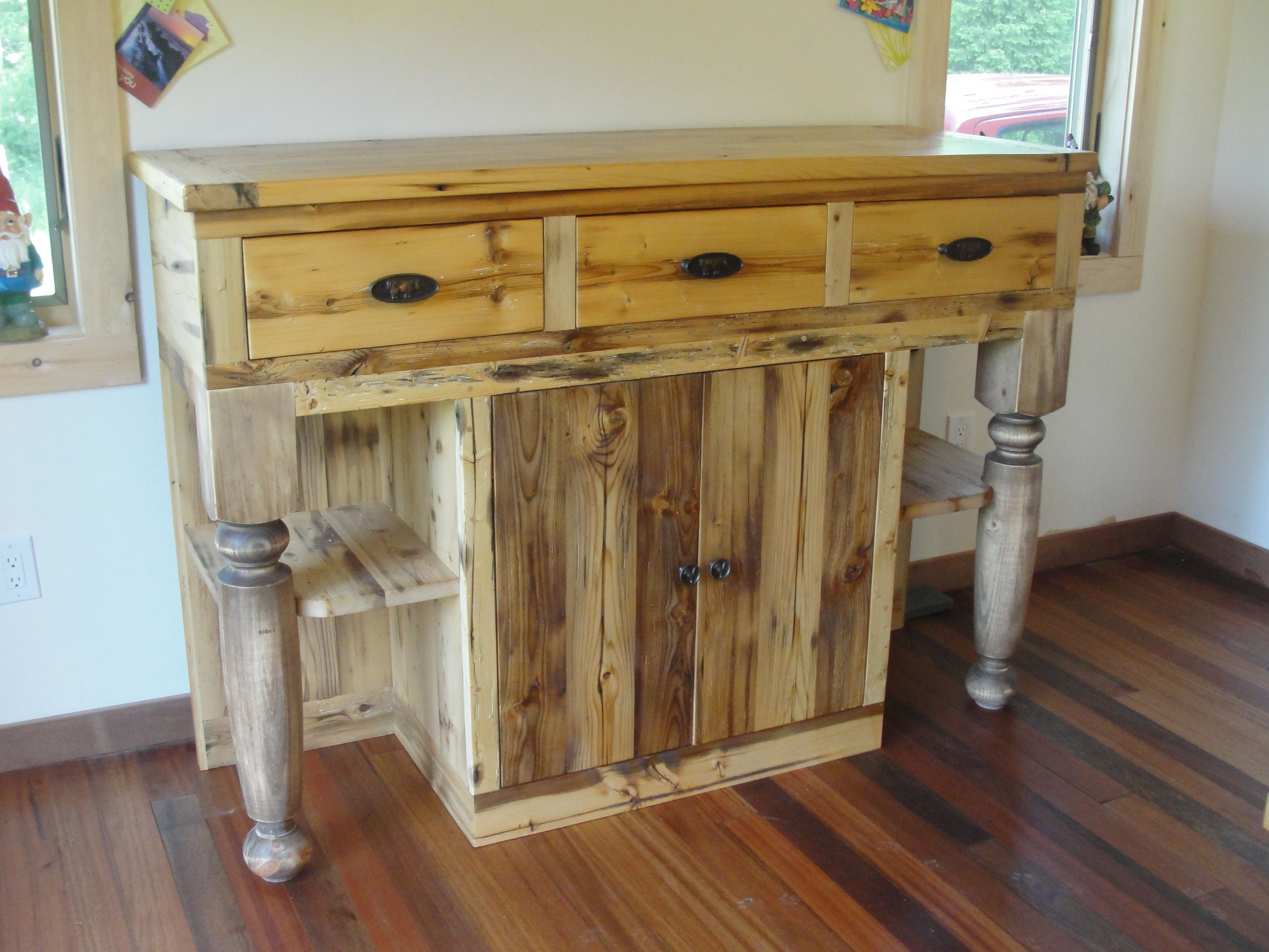 Hand Crafted Reclaimed Pine Sideboard Buffet by Black Dog ...