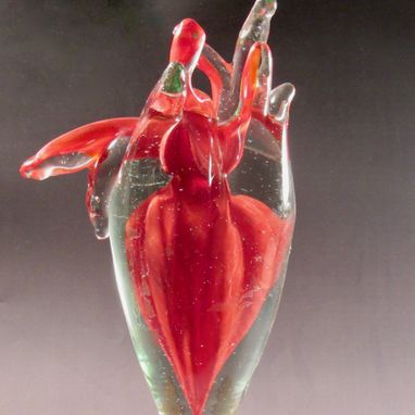 Custom Made Glass Anatomical Heart
