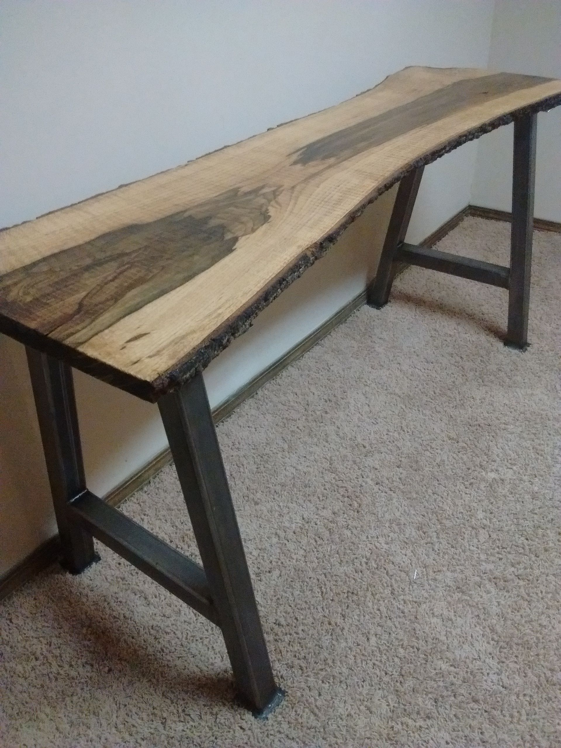 Buy Handmade Live Edge Furniture, Live Edge Blackjack Oak 