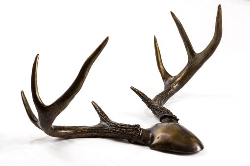 Custom Made Bronze Antlers