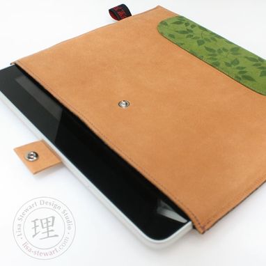 Custom Made Leather & Suede Ipad Cover