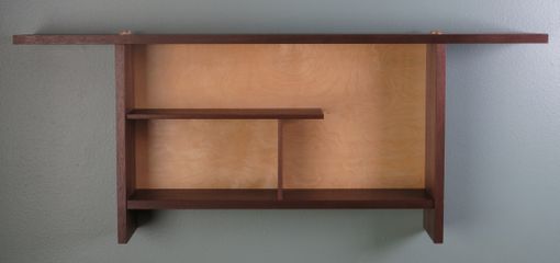 Custom Made Asian Inspired Wall Shelf