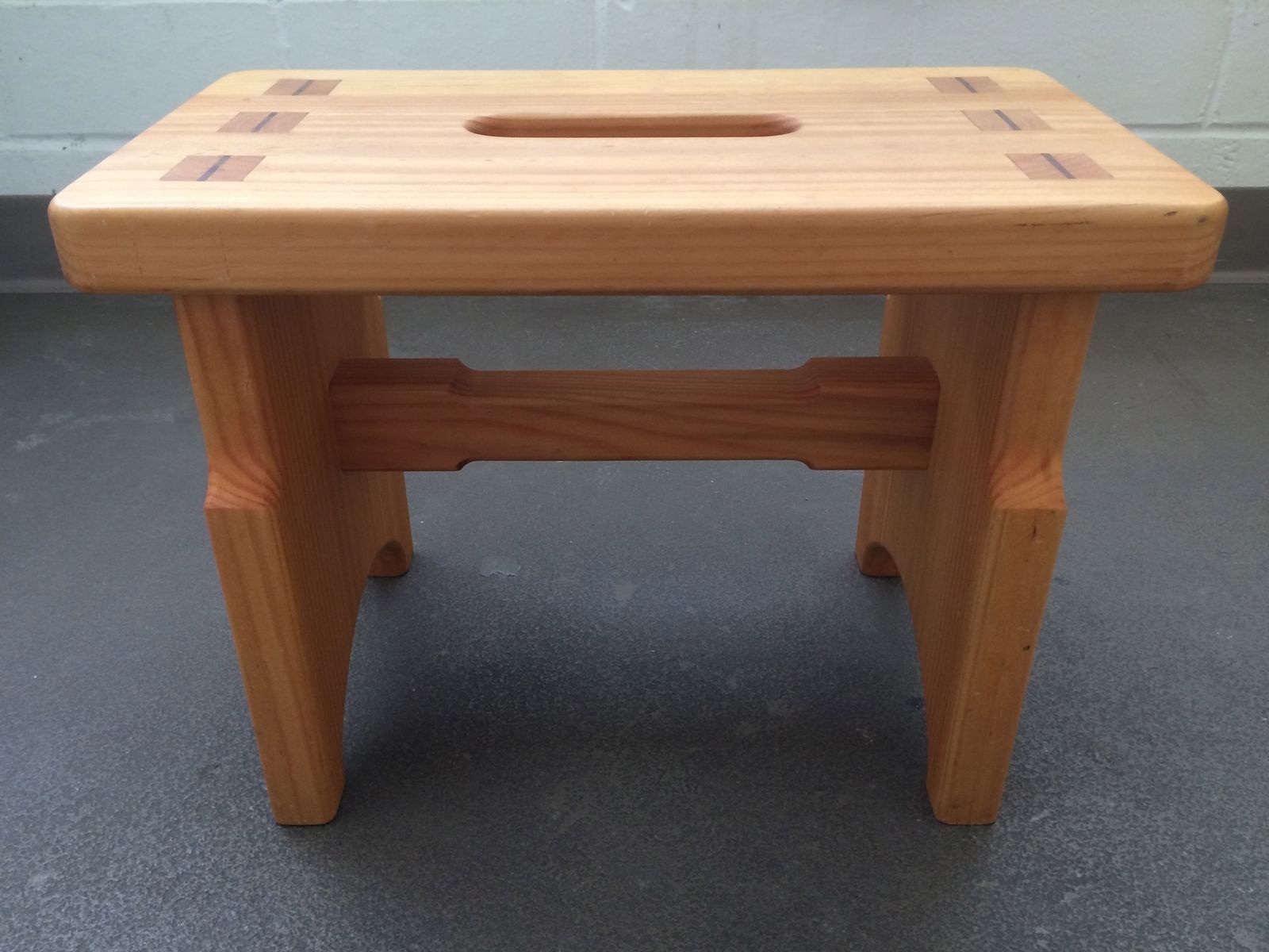 Custom Mortise & Tenon Step Stool by True Woodworks