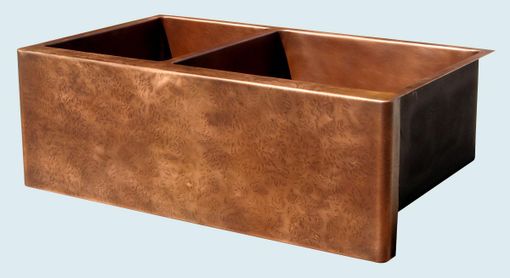 Custom Made Copper Sink With Ray's Farmous Hammering