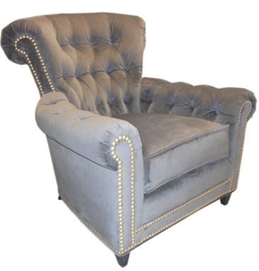 Custom Made Tufted Velvet Chair