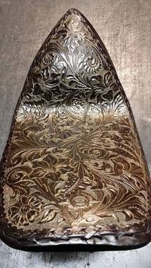 Custom Made Hand Tooled Motorcycle Seat