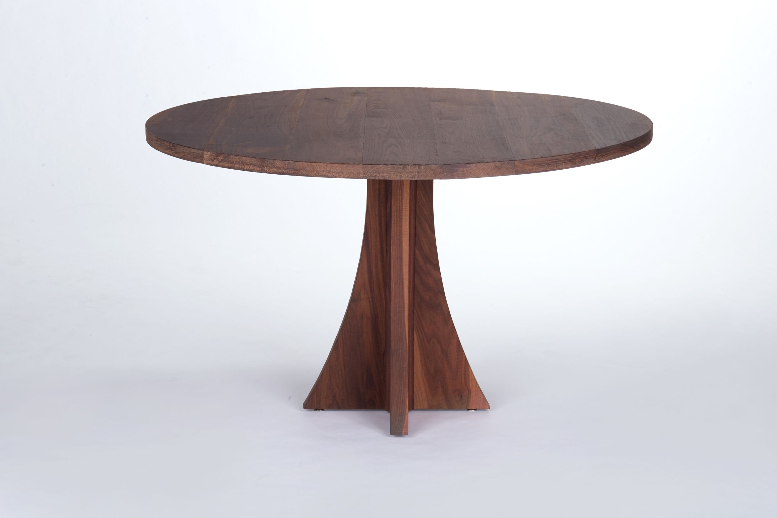 Custom Solid Walnut Round Dining Table By The Urban Reclaimed Co Custommadecom