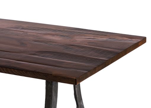 Custom Made The Williamsburg Reclaimed Wood Dining Table - Dark Walnut