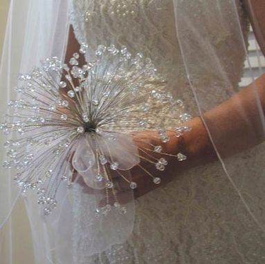 Custom Made Beaded Crystal Wedding Bouquets