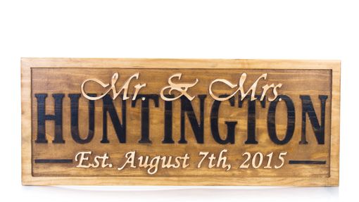 Custom Made Personalized Wedding Gift Last Name Sign  Personalized Sign Anniversary Gift Wood Sign