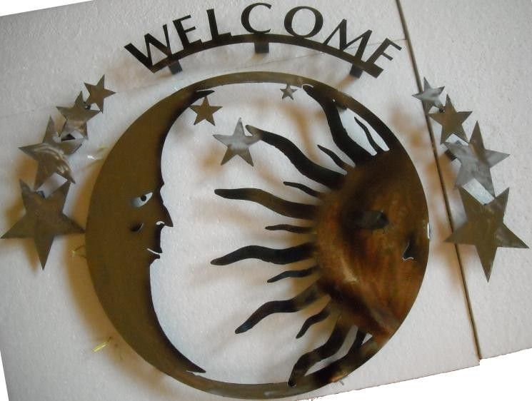 Hand Crafted Sun And Moon Wall Art By Superior Iron Artz Llc Hand Crafted Sun And Moon Wall Art By Superior Iron Artz Llc Custommade