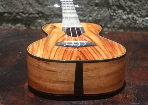 Custom Made Custom Tenor Ukulele By Pinol Guitars And Ukuleles W/T Tigerwood Rosewood & Ebony W/T Thigh-Rest