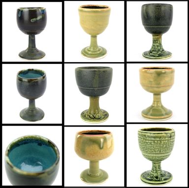 Custom Made Custom Shot Glasses Mini Wine Glasses Goblets Chalices Wheel Thrown Ceramic Pottery
