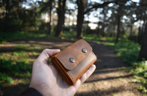 Custom Made Minimalist Wallet, Mens Slim Wallet, Card Holder