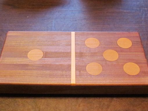Custom Made Walnut And Maple Domino Cutting Board