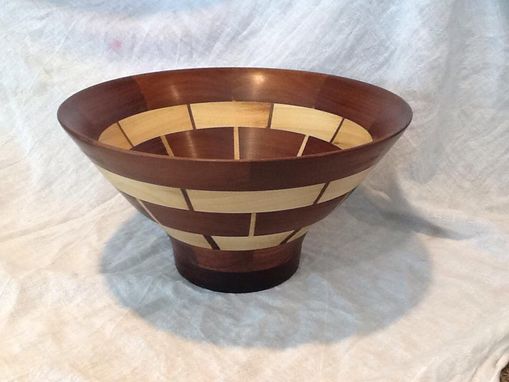 Custom Made Two Tone Segmented Bowl