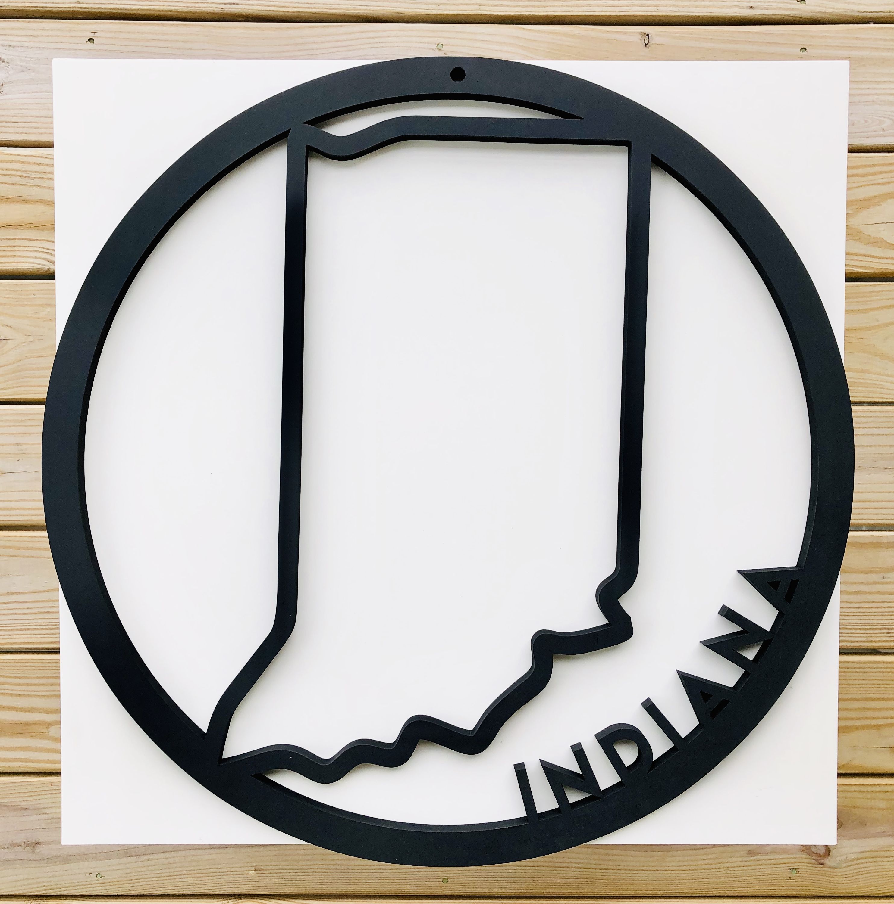 Hand Made Custom Round Signs by Adornoment