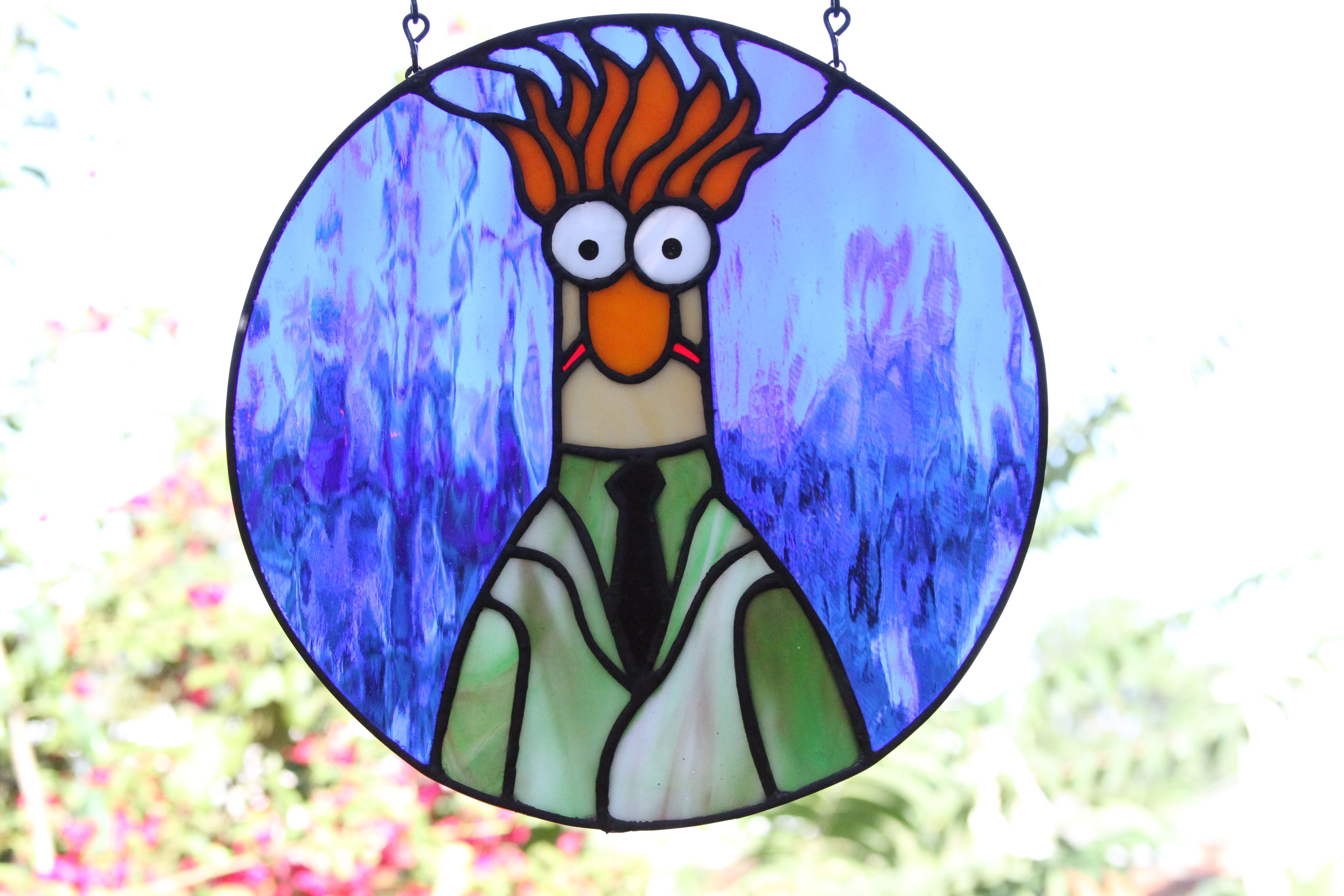 Custom Character Suncatcher Windows And Artwork by Glass Art for the