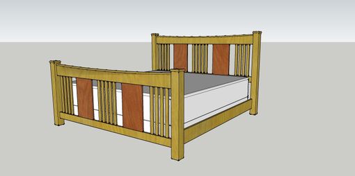 Custom Made Farmhouse Bed