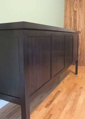 Custom Made Black Credenza
