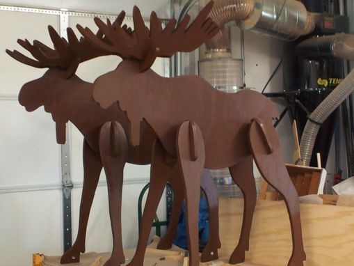 Custom Made Lawn Moose Decoration