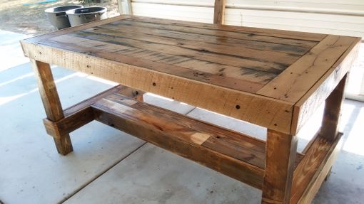 Custom Made Barn Table With Bench