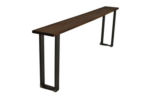 Custom Made Narrow Desk, Modern Small Desk, Desk With Metal Legs, Skinny Desk, Thin Desk, Hallway Desk