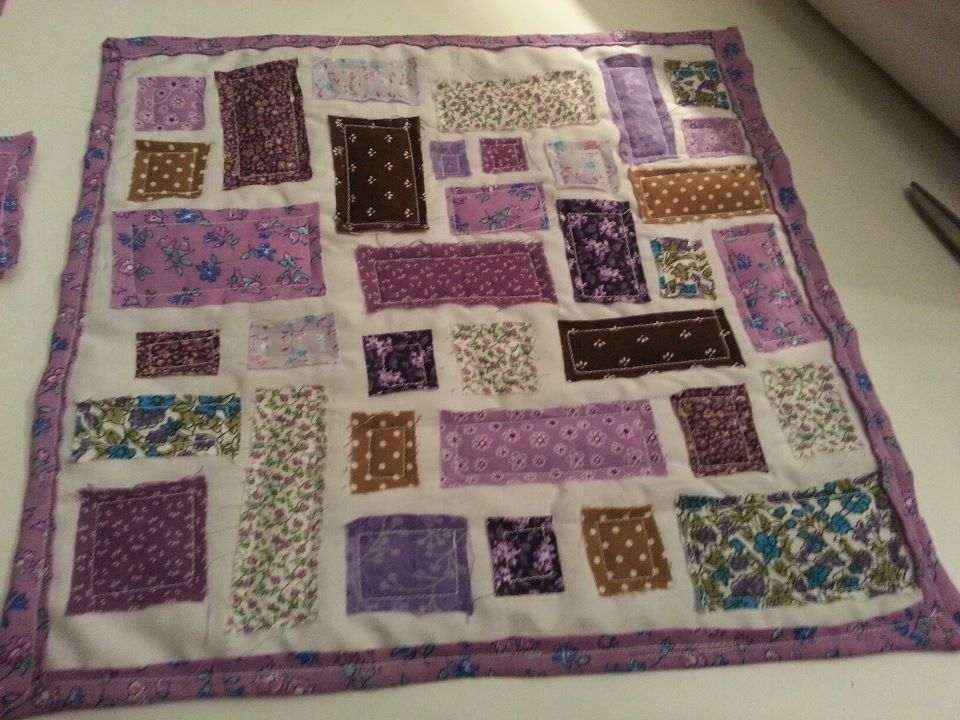 Custom Made Barbie Doll Quilt & Pillows by JMeharg Designs