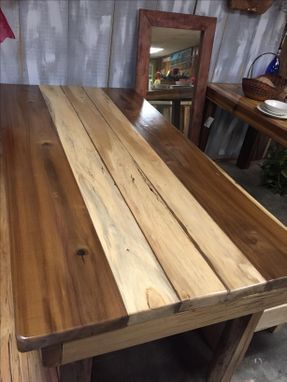Custom Made Poplar Farm Table