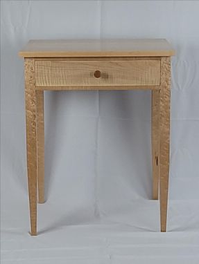 Custom Made Shaker Inspired Birdseye Maple End Table