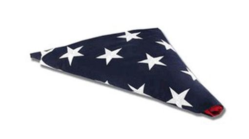 Custom Made American Flag For Flag Display Case 3ft X5 Ft Cotton