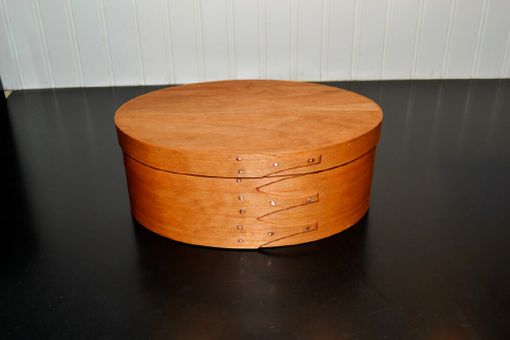Custom Made Cherry Shaker Style Oval Box
