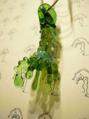 Custom Made "Thing" Inspired Glass Arm Pendant - Alien Fingers Heady Focal Bead - Charm