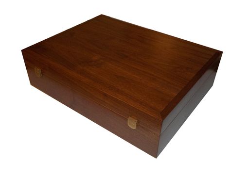 Custom Made Table Top Walnut Game Box